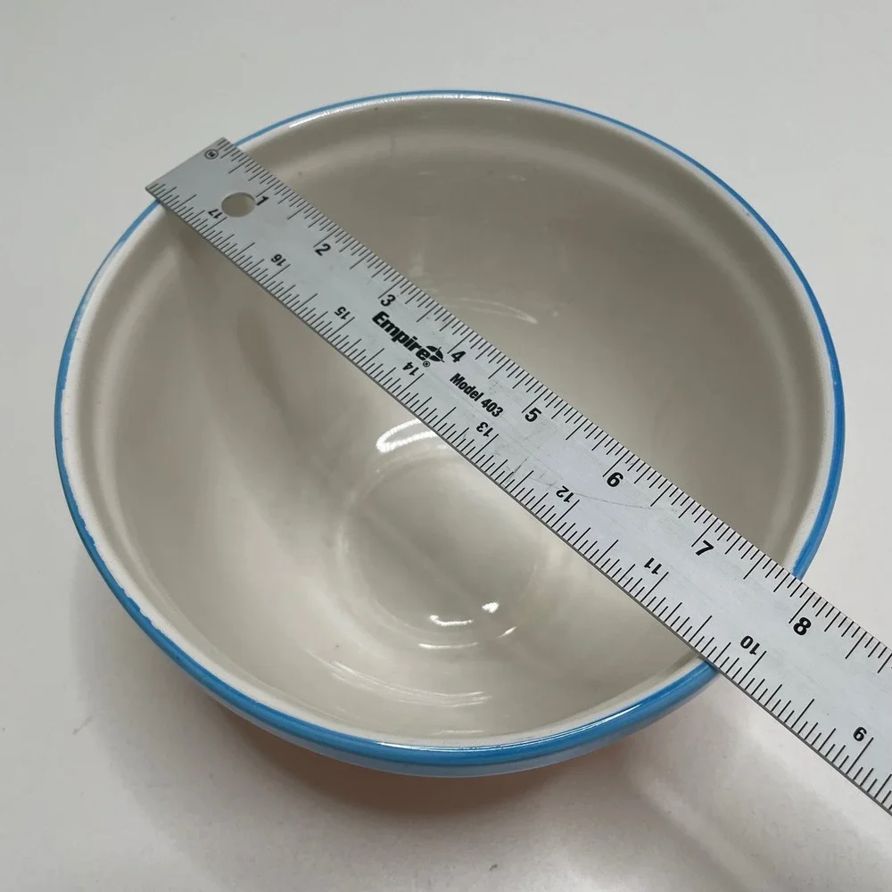 Vtg Lillian Vernon Hand Painted Lemon Ceramic Serving Mixing Bowl Replacement